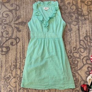 Vineyard Vines Aqua Ruffle Dress